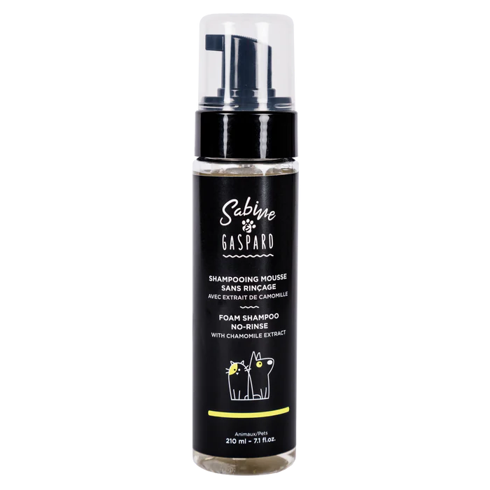 Shampooing Mousse sans rinçage avec extrait de Camomille